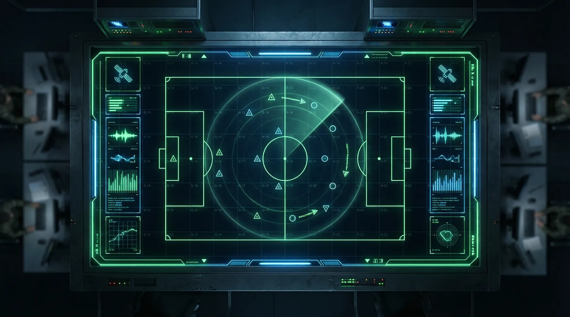 半岛体育 战术指挥室沙盘显示界面